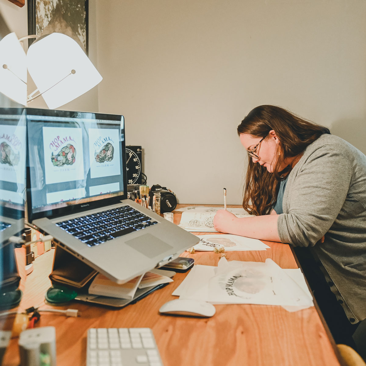 Megan in her office