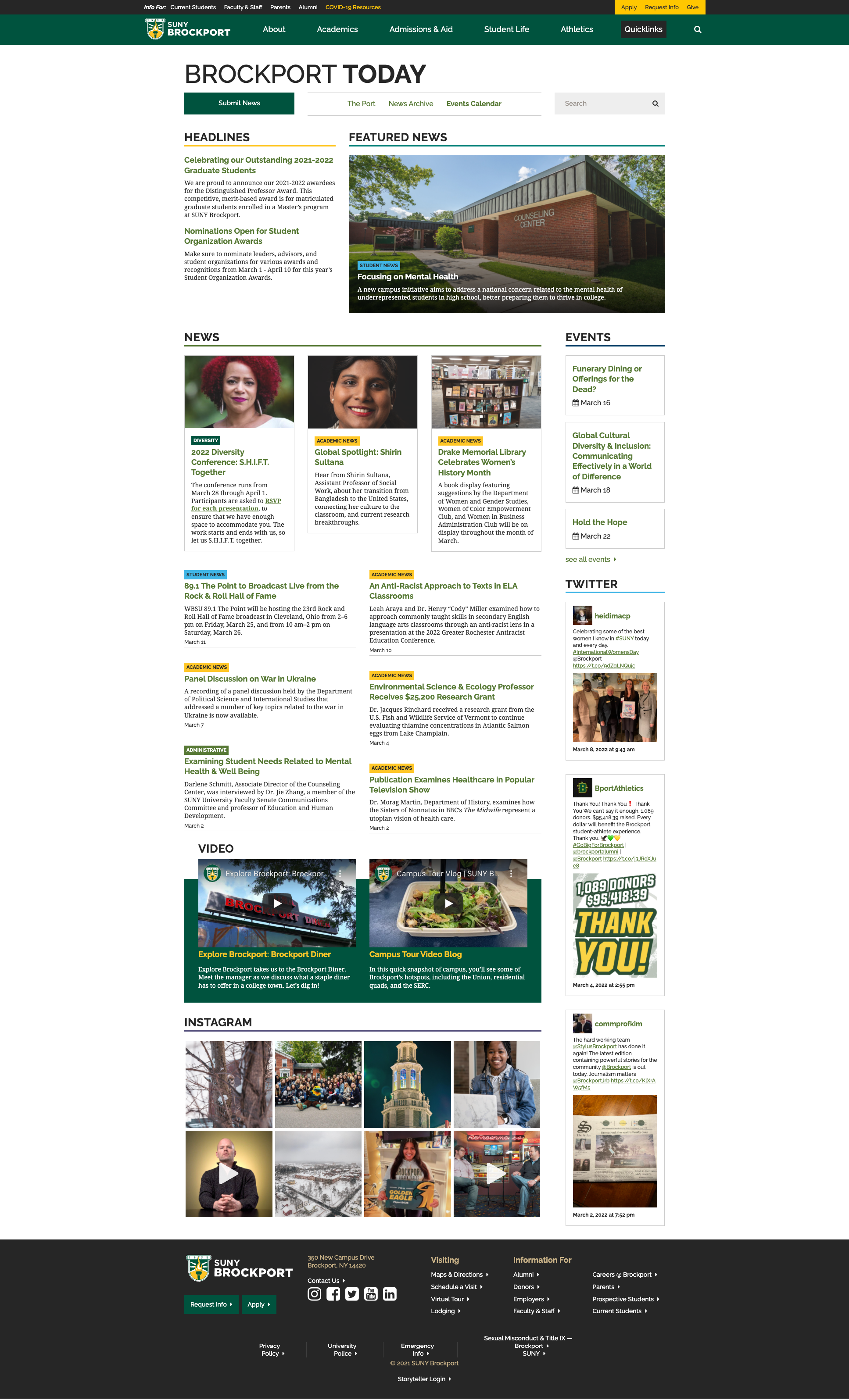 Brockport Today Homepage