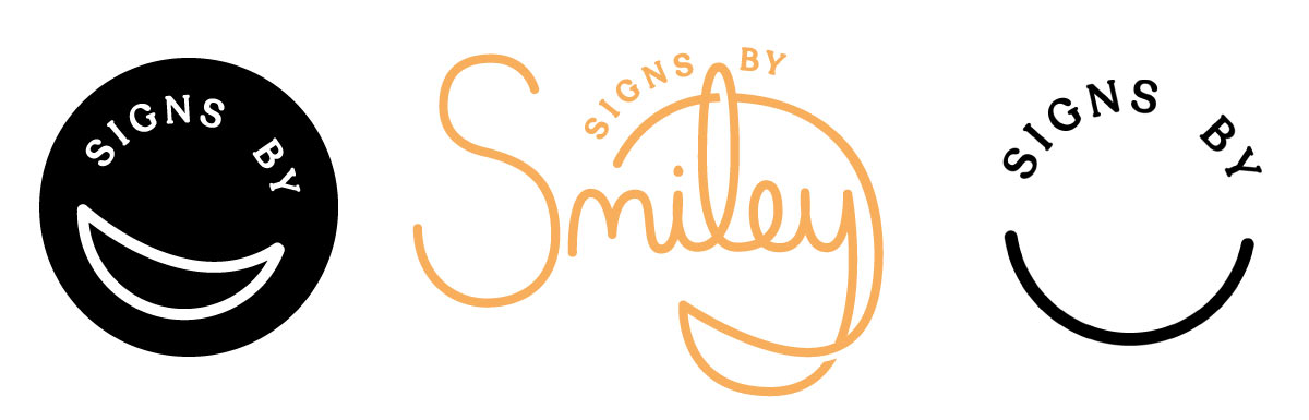 Signs By Smiley Logo Versions